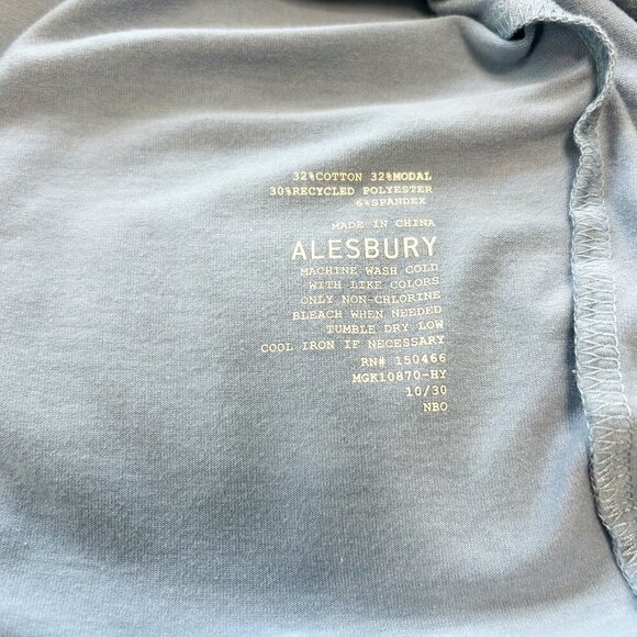 NWOT Alesbury Blue Performance Polo Shirt Quick Dry Moisture Wicking Men’s Large - Picture 4 of 4